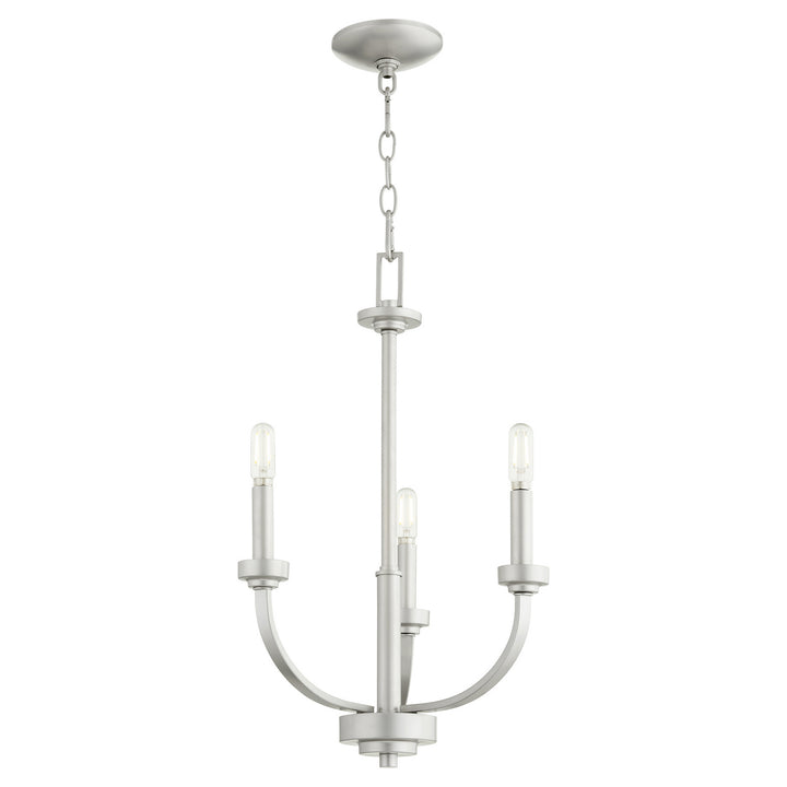 Quorum Reyes 6160-3-64 Chandelier Light - Classic Nickel