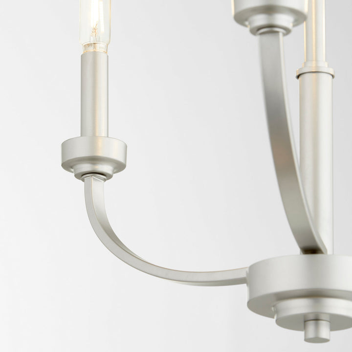 Quorum Reyes 6160-3-64 Chandelier Light - Classic Nickel