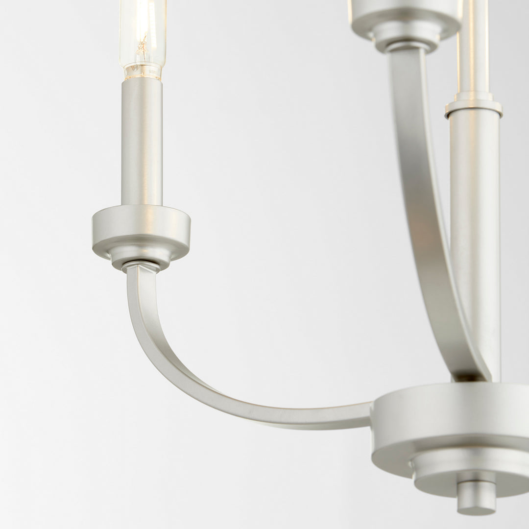 Quorum Reyes 6160-3-64 Chandelier Light - Classic Nickel