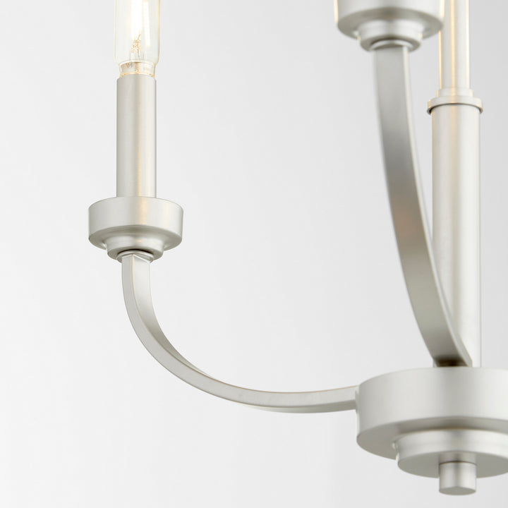 Quorum Reyes 6160-3-64 Chandelier Light - Classic Nickel