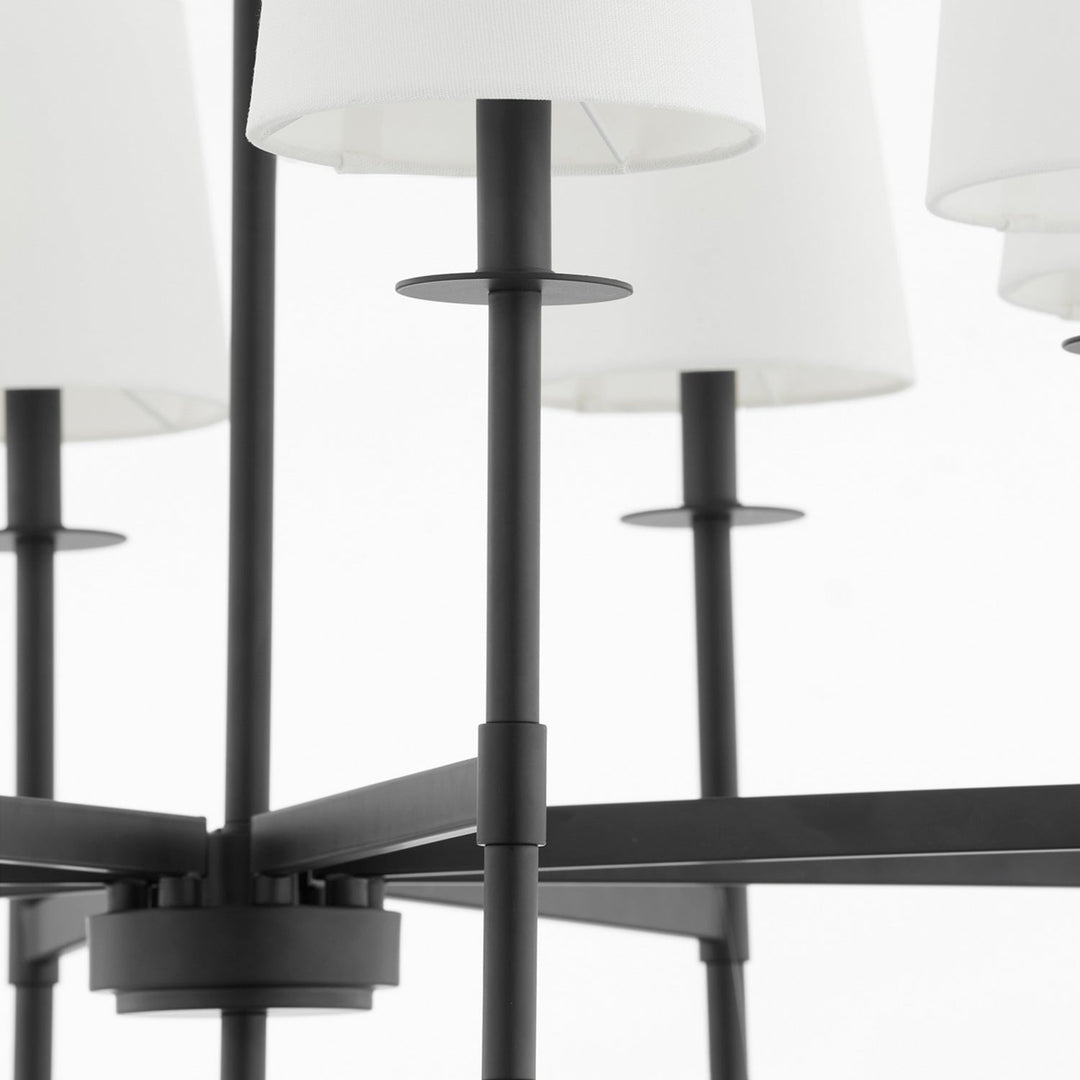 Quorum Belshaw 624-8-59 Chandelier Light - Matte Black