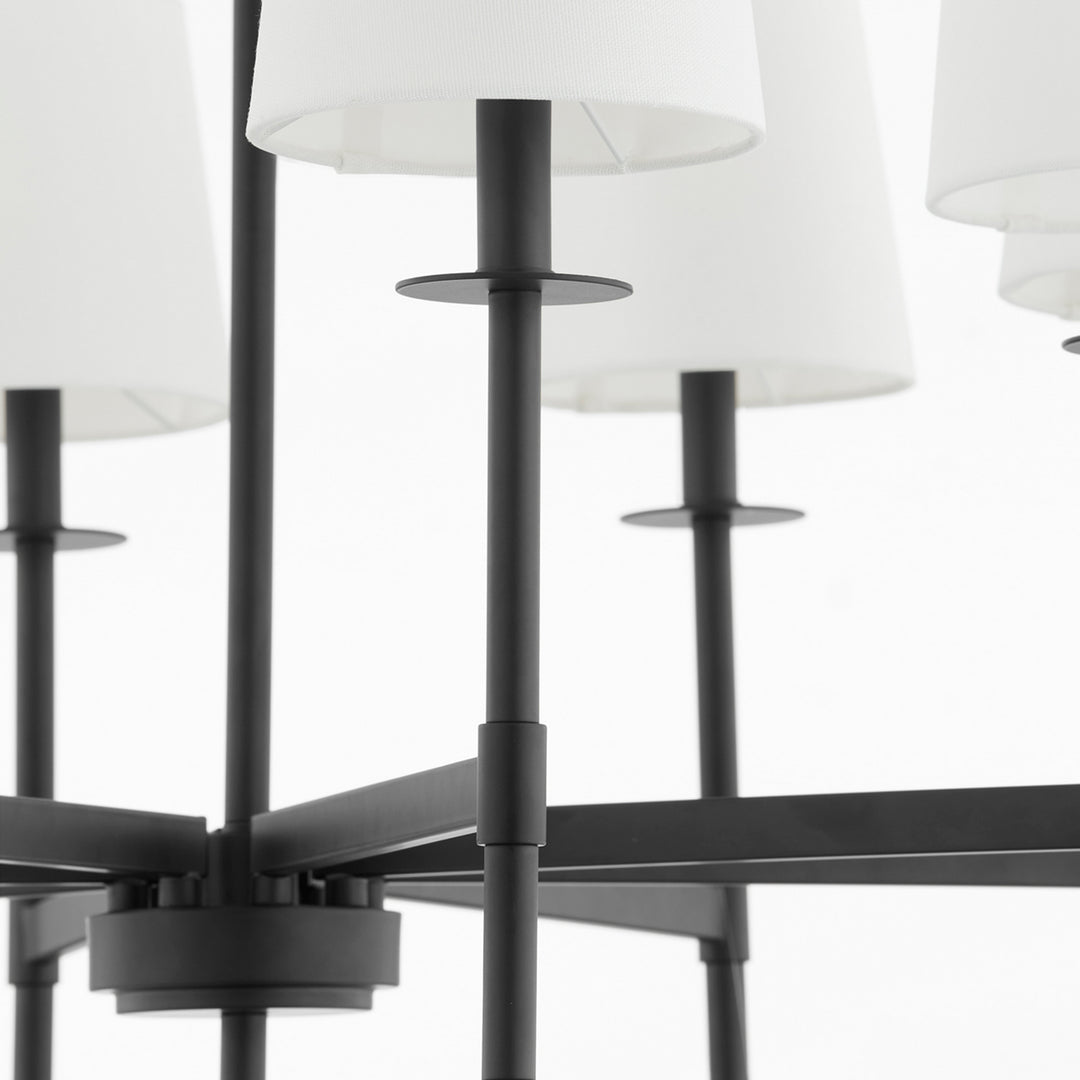 Quorum Belshaw 624-8-59 Chandelier Light - Matte Black