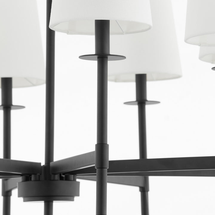 Quorum Belshaw 624-8-59 Chandelier Light - Matte Black