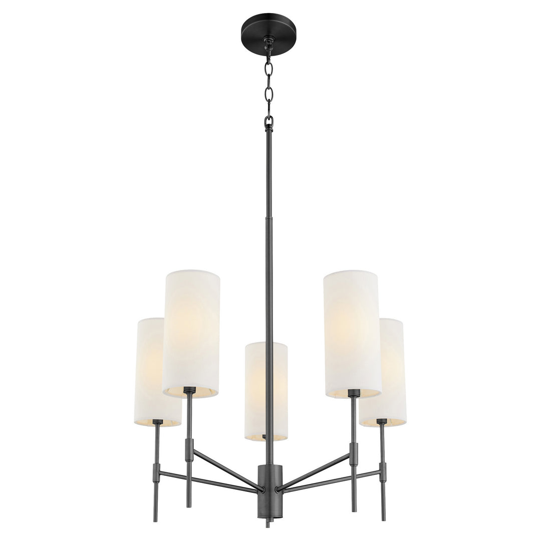 Quorum Hamilton 663-5-59 Chandelier Light - Matte Black
