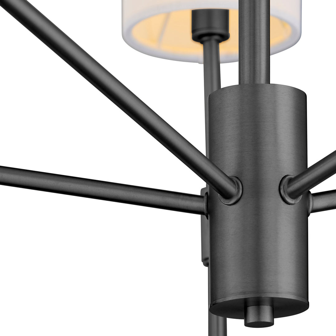 Quorum Hamilton 663-5-59 Chandelier Light - Matte Black