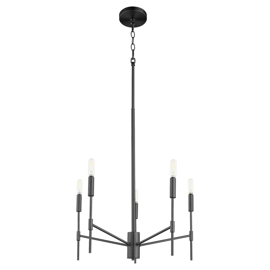 Quorum Hamilton 663-5-59 Chandelier Light - Matte Black