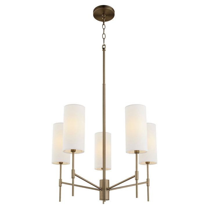 Quorum Hamilton 663-5-81 Chandelier Light - Dark Brass