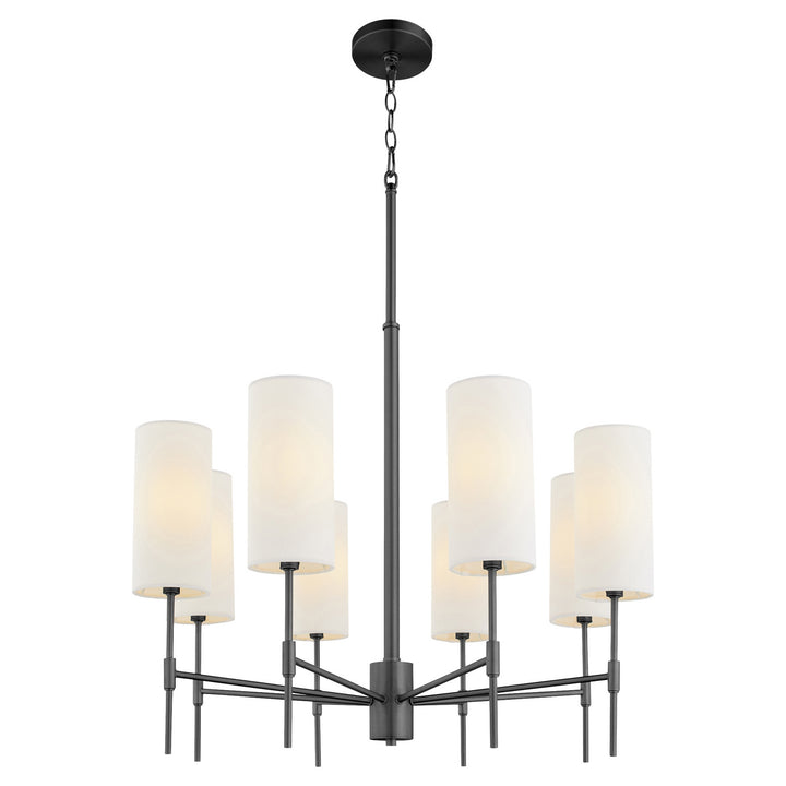 Quorum Hamilton 663-8-59 Chandelier Light - Matte Black