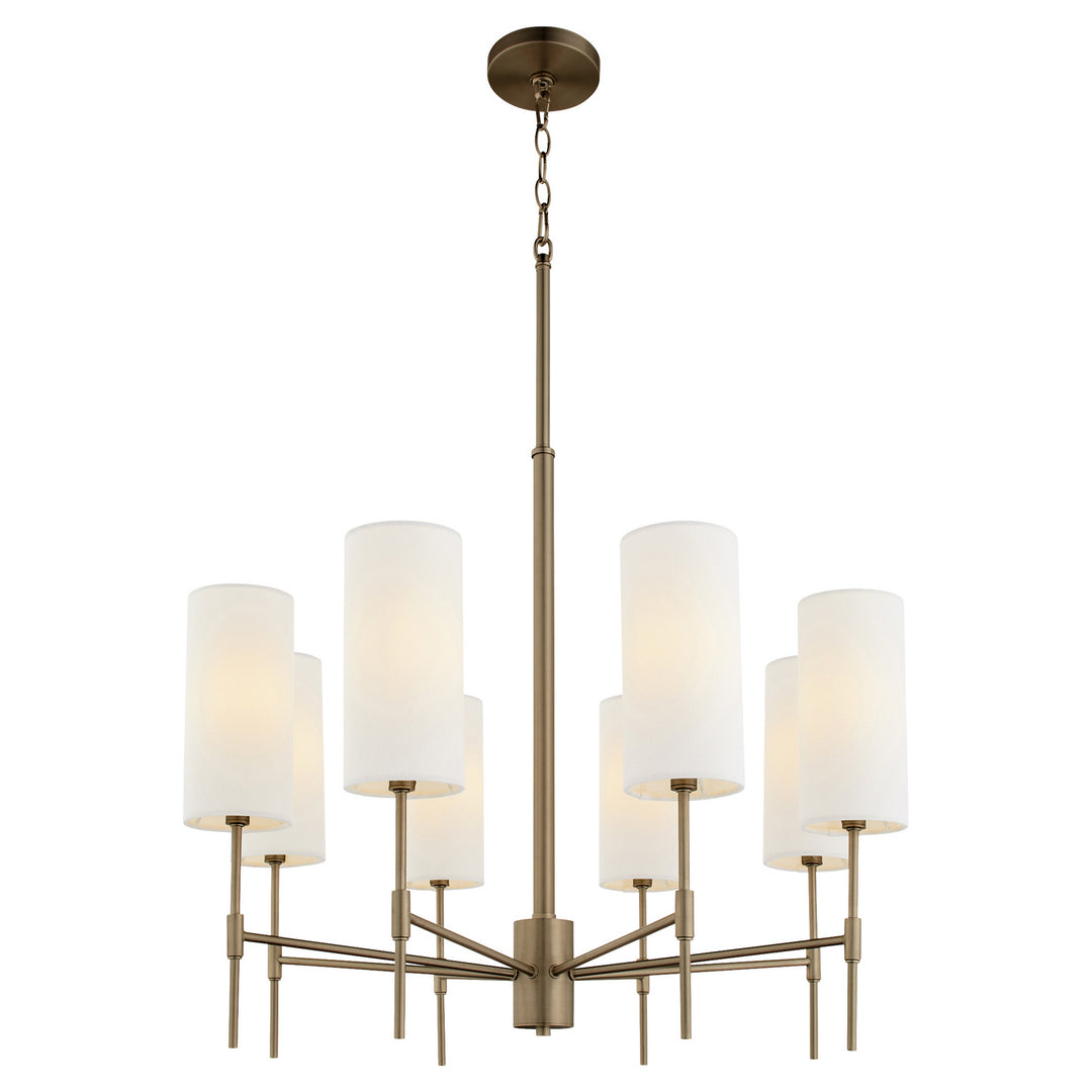 Quorum Hamilton 663-8-81 Chandelier Light - Dark Brass