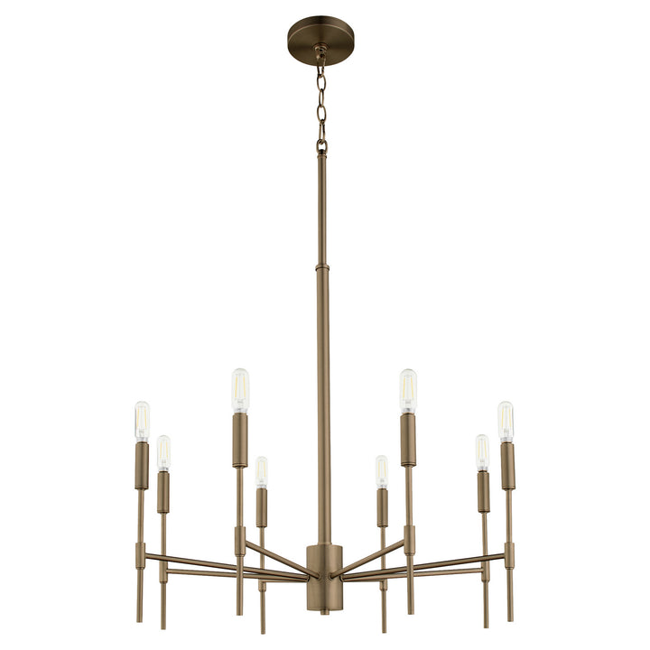 Quorum Hamilton 663-8-81 Chandelier Light - Dark Brass