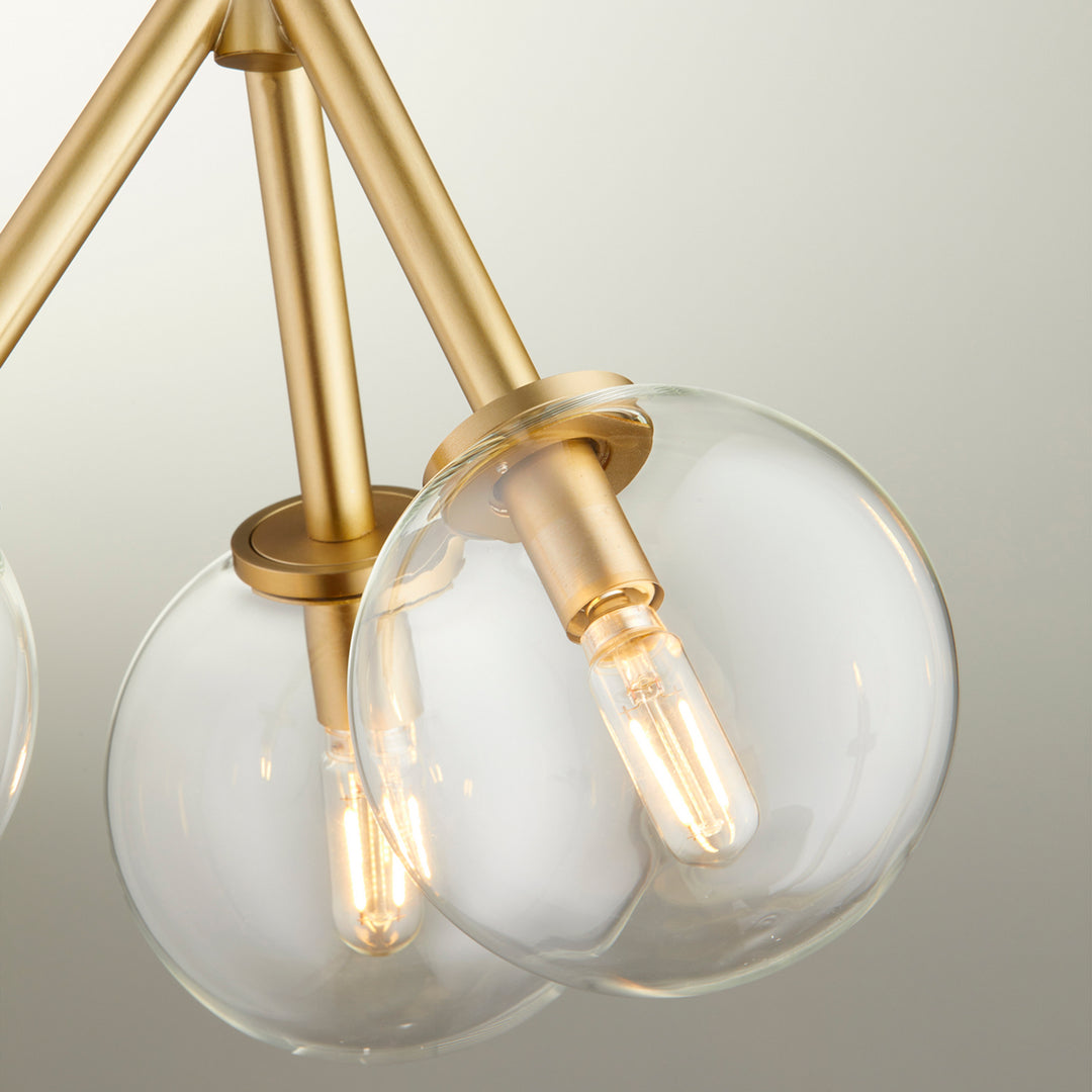 Quorum Rovi 8132-3-80 Pendant Light - Aged Brass