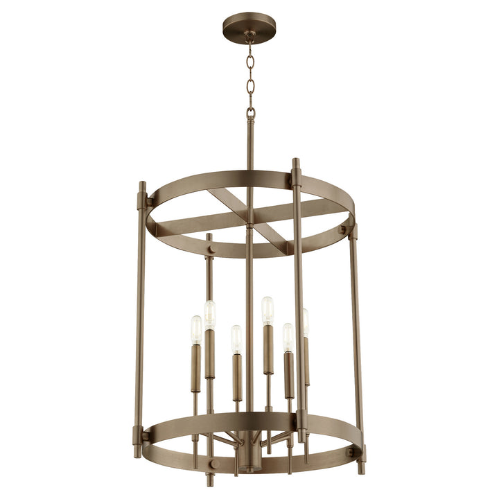 Quorum Hamilton 863-6-81 Pendant Light - Dark Brass