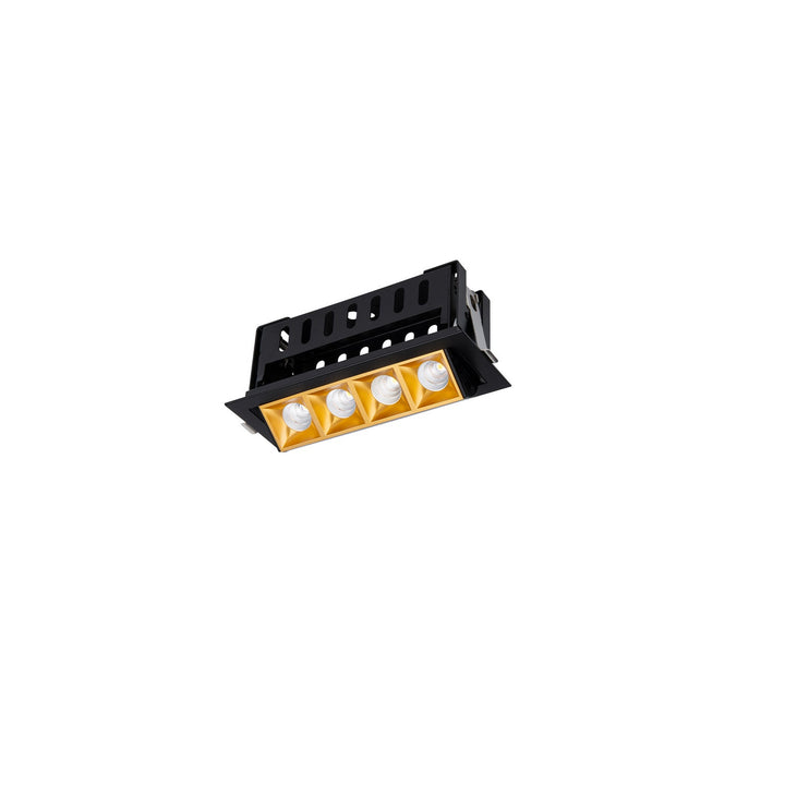 Wac Lighting R1GAT04-F927-GLBK  Multi Stealth Recessed Light Gold/Black