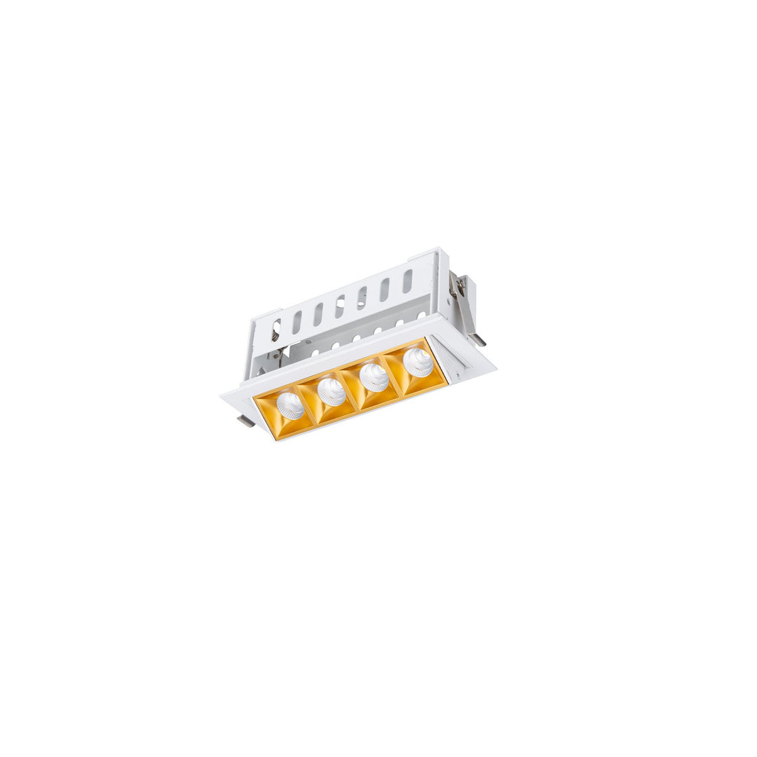 Wac Lighting R1GAT04-F927-GLWT  Multi Stealth Recessed Light Gold/White