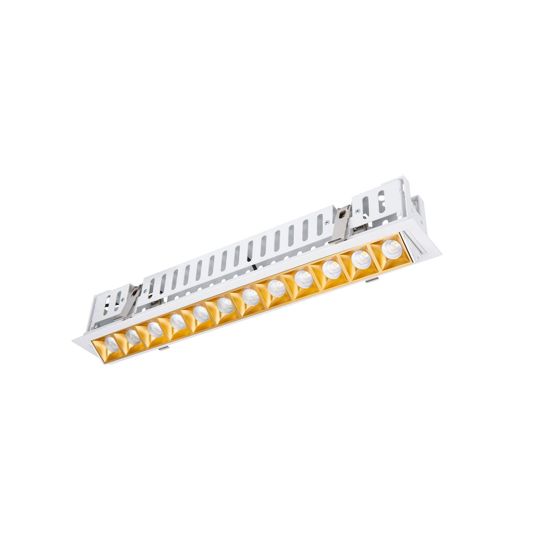 Wac Lighting R1GAT12-S930-GLWT  Multi Stealth Recessed Light Gold/White