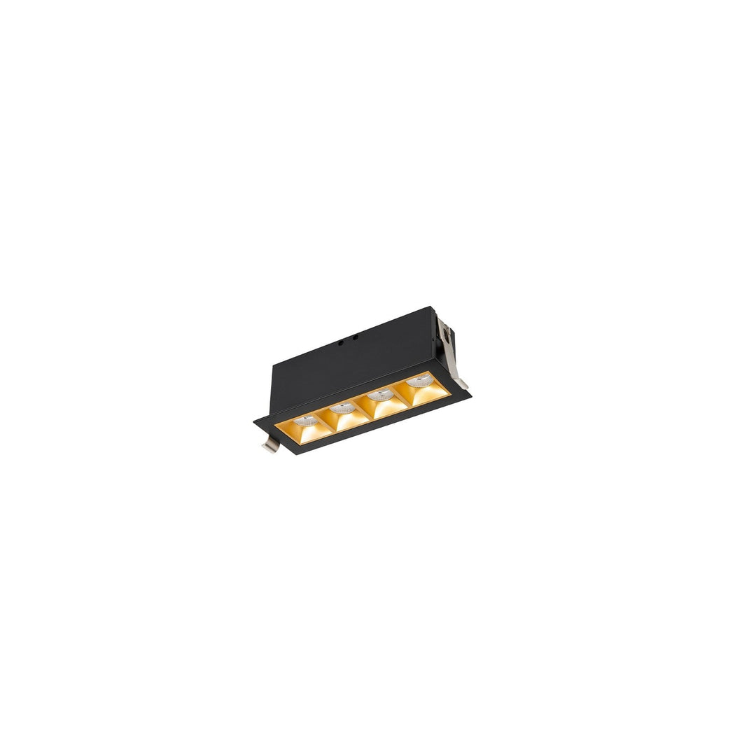Wac Lighting R1GDT04-F935-GLBK  Multi Stealth Recessed Light Gold/Black