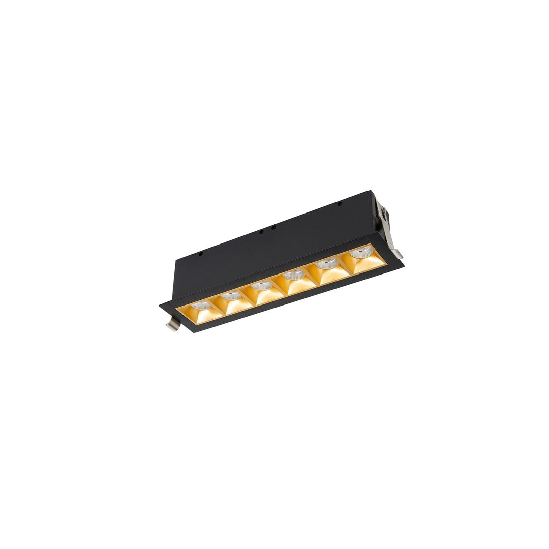 Wac Lighting R1GDT06-N935-GLBK  Multi Stealth Recessed Light Gold/Black