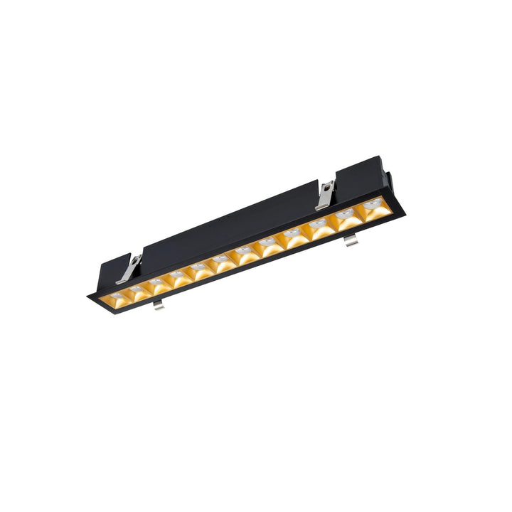 Wac Lighting R1GDT12-F935-GLBK  Multi Stealth Recessed Light Gold/Black
