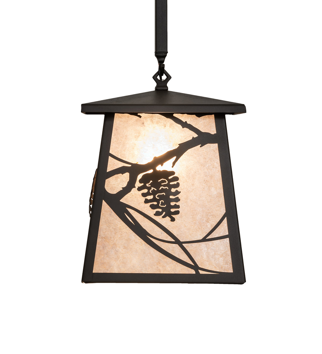 Meyda Tiffany Whispering Pines 252361 Pendant Light - Wrought Iron