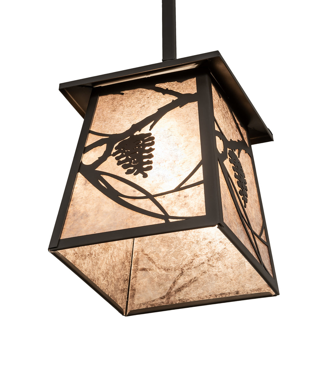 Meyda Tiffany Whispering Pines 252361 Pendant Light - Wrought Iron