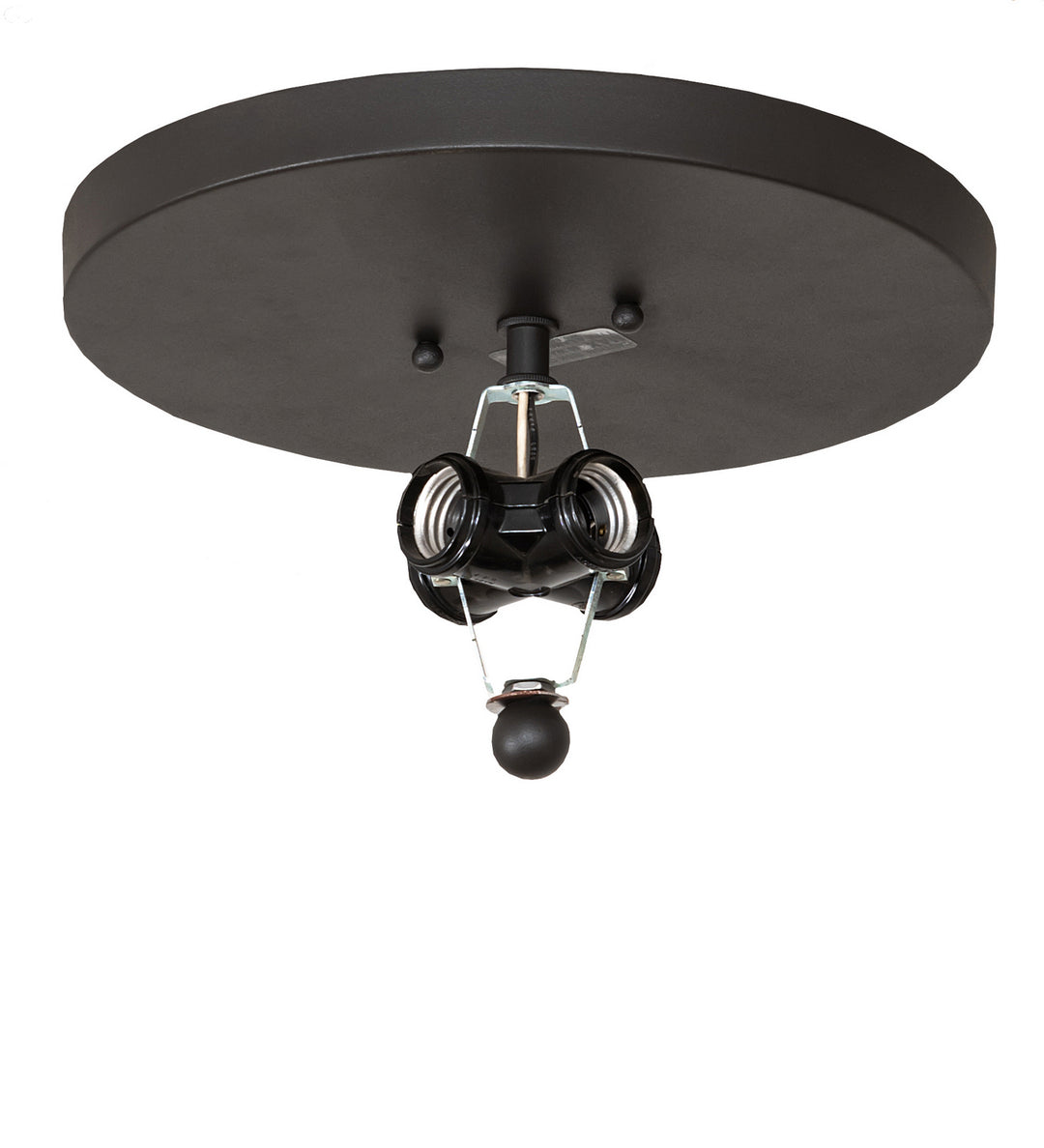 Meyda Tiffany Whispering Pines 252643 Ceiling Light - Wrought Iron