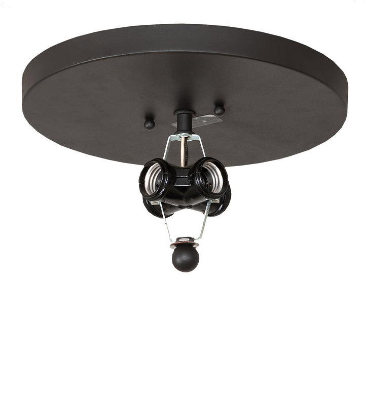 Meyda Tiffany Whispering Pines 252643 Ceiling Light - Wrought Iron