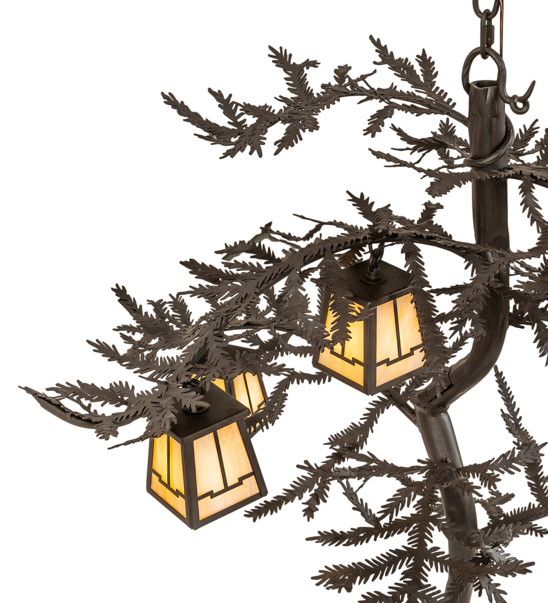 Meyda Tiffany Pine Branch 253650 Chandelier Light - Oil Rubbed Bronze