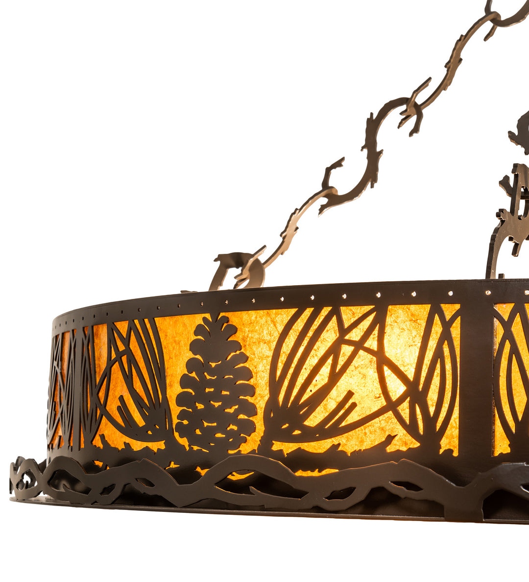 Meyda Tiffany Mountain Pine 254176 Ceiling Light - Timeless Bronze