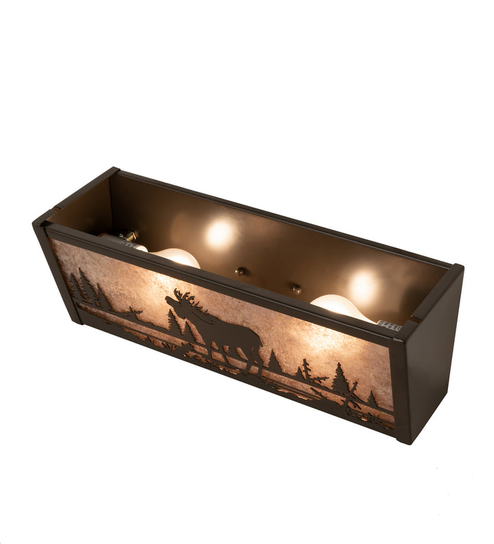 Meyda Tiffany Moose Creek 254520 Bath Vanity Light 16 in. wide - Bronze