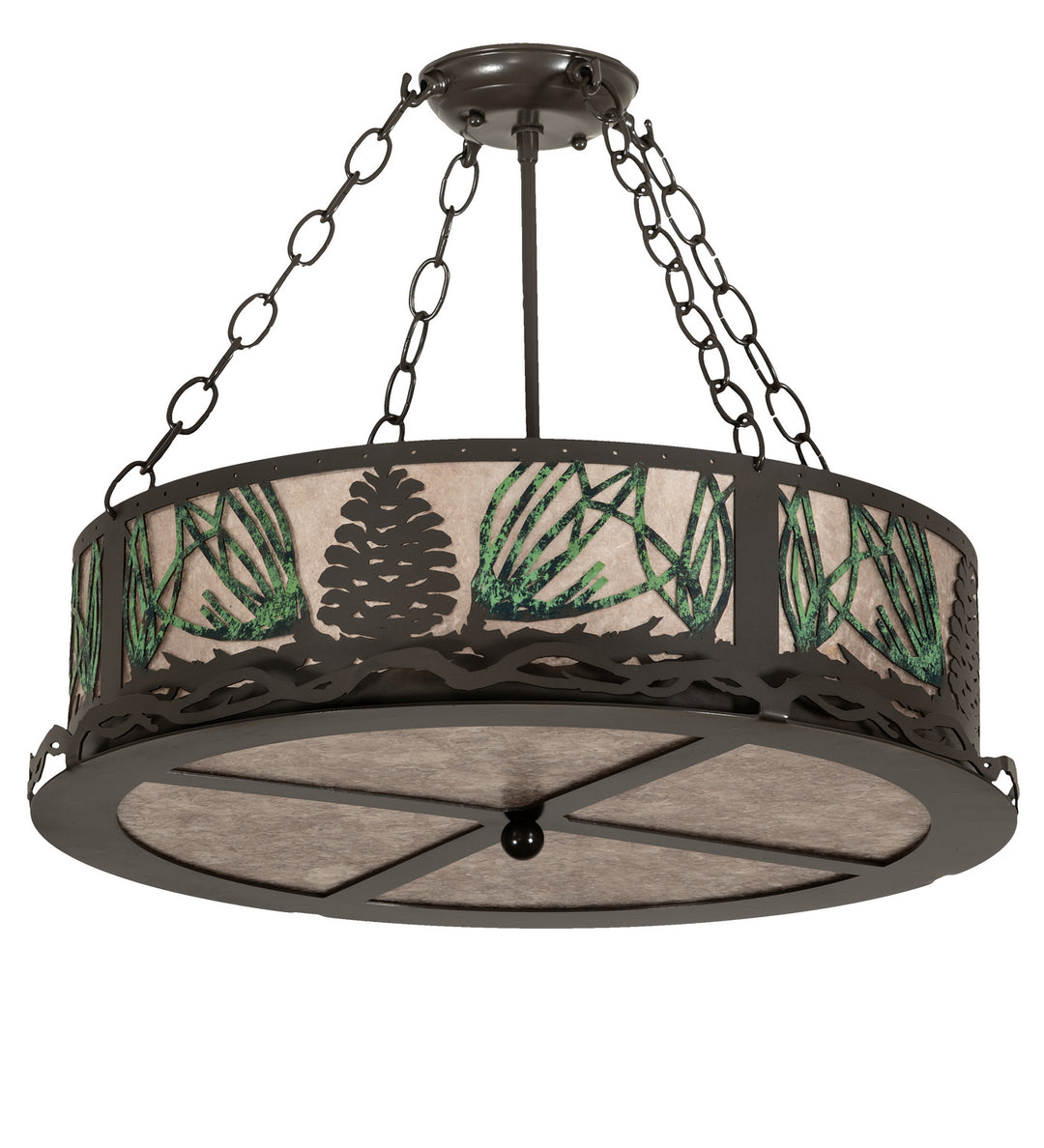 Meyda Tiffany Mountain Pine 254835 Ceiling Light - Timeless Bronze