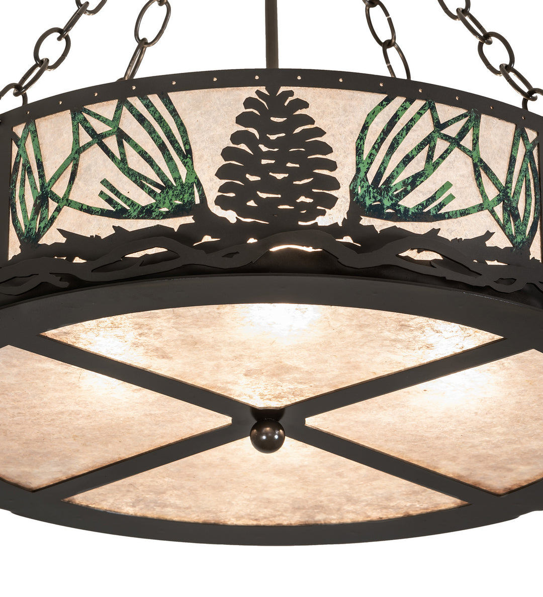 Meyda Tiffany Mountain Pine 254835 Ceiling Light - Timeless Bronze