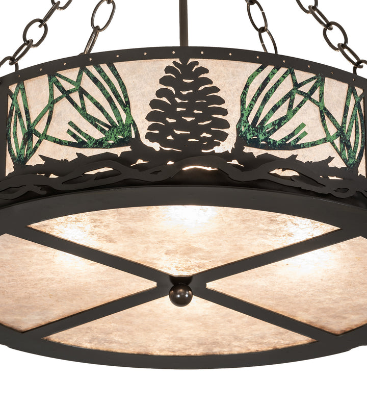 Meyda Tiffany Mountain Pine 254835 Ceiling Light - Timeless Bronze