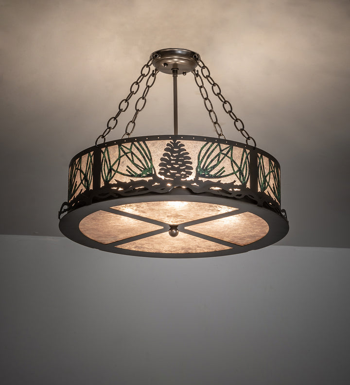 Meyda Tiffany Mountain Pine 254835 Ceiling Light - Timeless Bronze