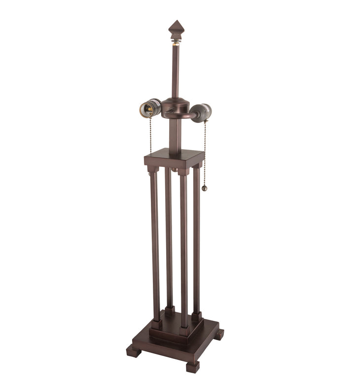 Meyda Tiffany Lighting 256043 Prairie Wheat Two Light Table Lamp Lamp Bronze / Dark
