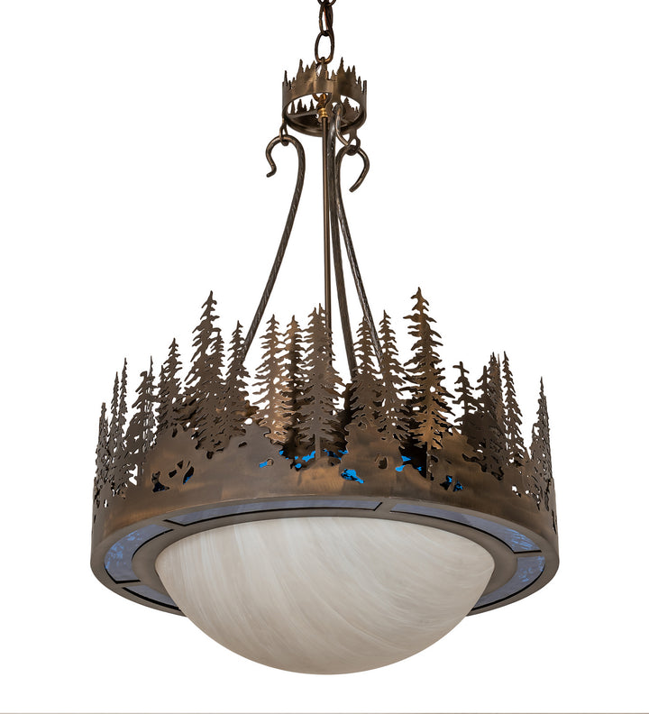 Meyda Tiffany Tall Pines 256060 Pendant Light - Antique Copper