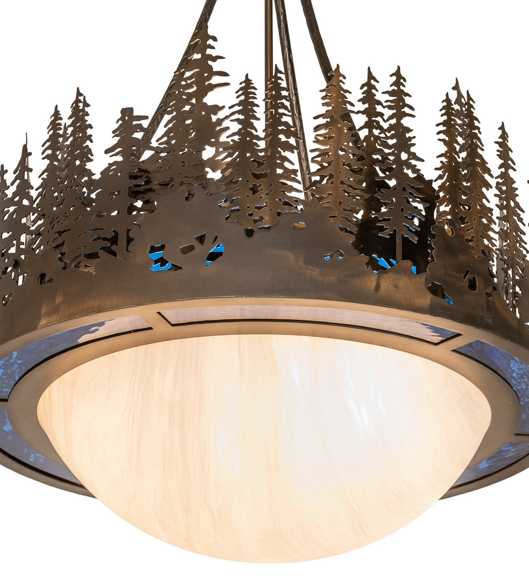 Meyda Tiffany Tall Pines 256060 Pendant Light - Antique Copper