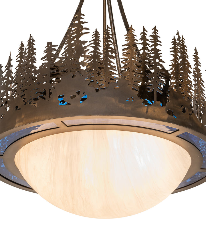 Meyda Tiffany Tall Pines 256060 Pendant Light - Antique Copper