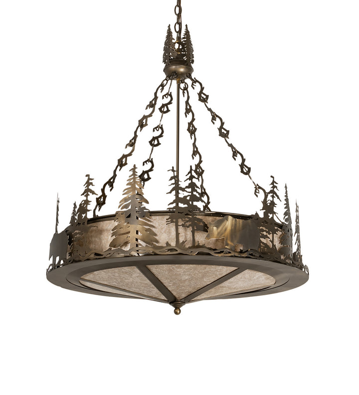Meyda Tiffany Bear At Lake 256362 Pendant Light - Antique Copper
