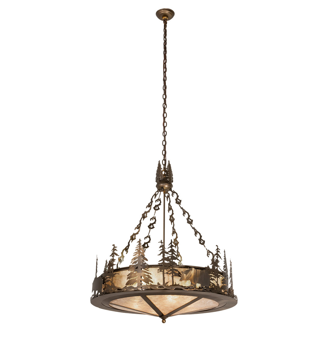 Meyda Tiffany Bear At Lake 256362 Pendant Light - Antique Copper