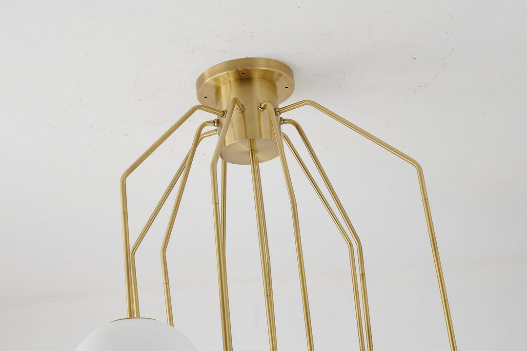Bethel International BANLT13 Chandelier Light - Antique Brass