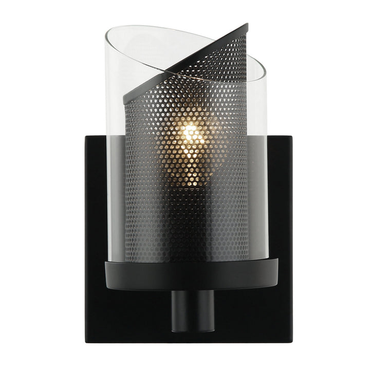 Varaluz So Inclined 246B01BL Wall Sconce Light - Black