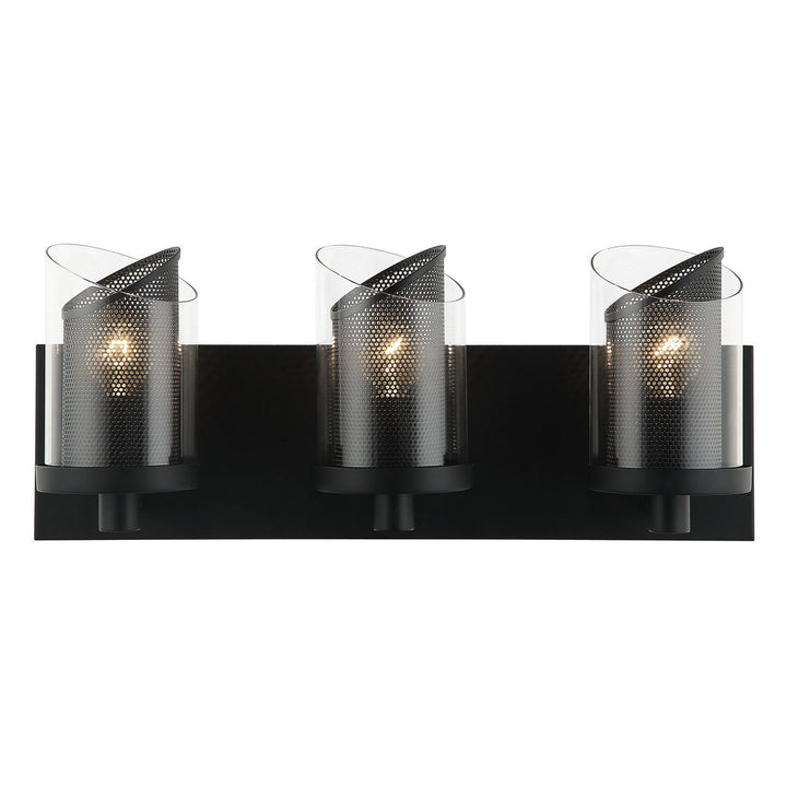 Varaluz So Inclined 246B03BL Bath Vanity Light 18 in. wide - Black