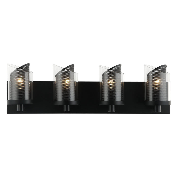 Varaluz So Inclined 246B04BL Bath Vanity Light 24 in. wide - Black