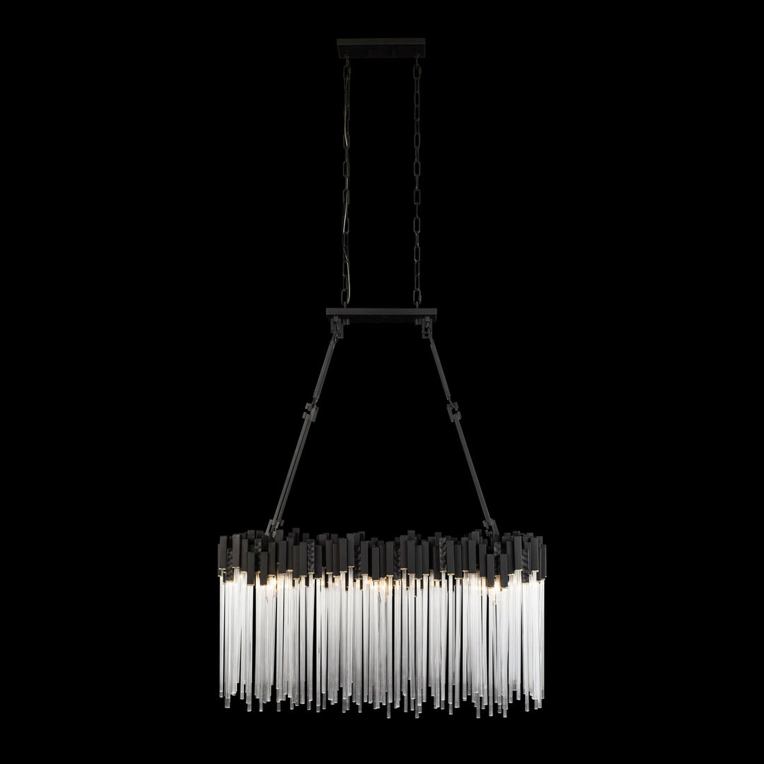 Varaluz Matrix 309N06MBFG Pendant Light - Matte Black/French Gold