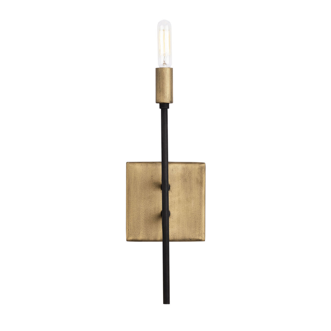 Varaluz Bodie 314W01HGCB Wall Sconce Light - Havana Gold/Carbon