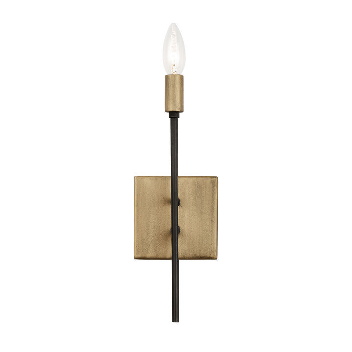 Varaluz Bodie 314W01HGCB Wall Sconce Light - Havana Gold/Carbon