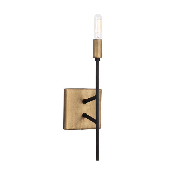 Varaluz Bodie 314W01HGCB Wall Sconce Light - Havana Gold/Carbon