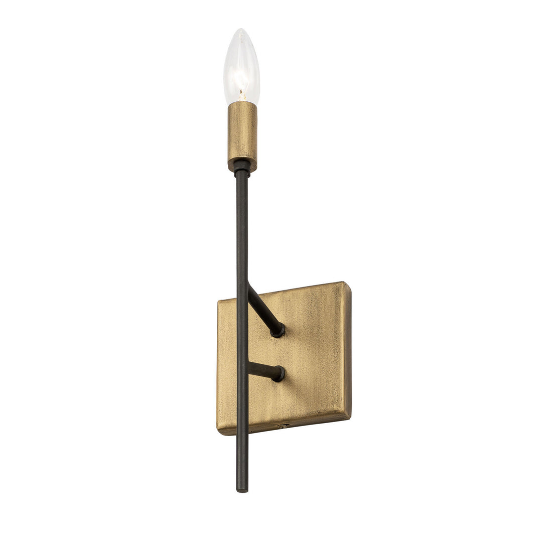 Varaluz Bodie 314W01HGCB Wall Sconce Light - Havana Gold/Carbon