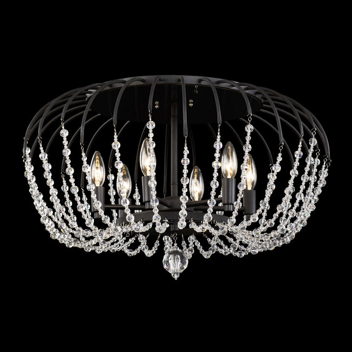 Varaluz Voliere 343S06MB Ceiling Light - Matte Black