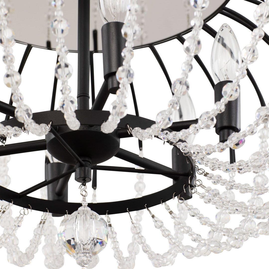 Varaluz Voliere 343S06MB Ceiling Light - Matte Black